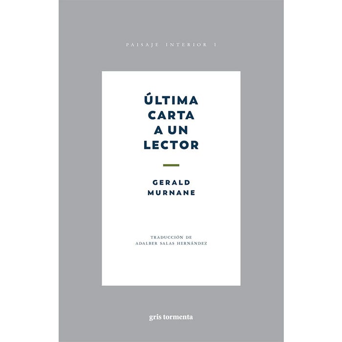 Última carta a un lector