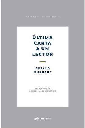 Última carta a un lector