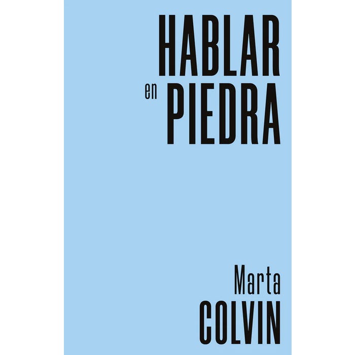 Hablar en piedra