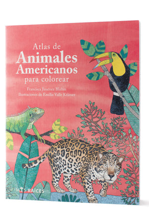 Atlas de Animales Americanos para colorear