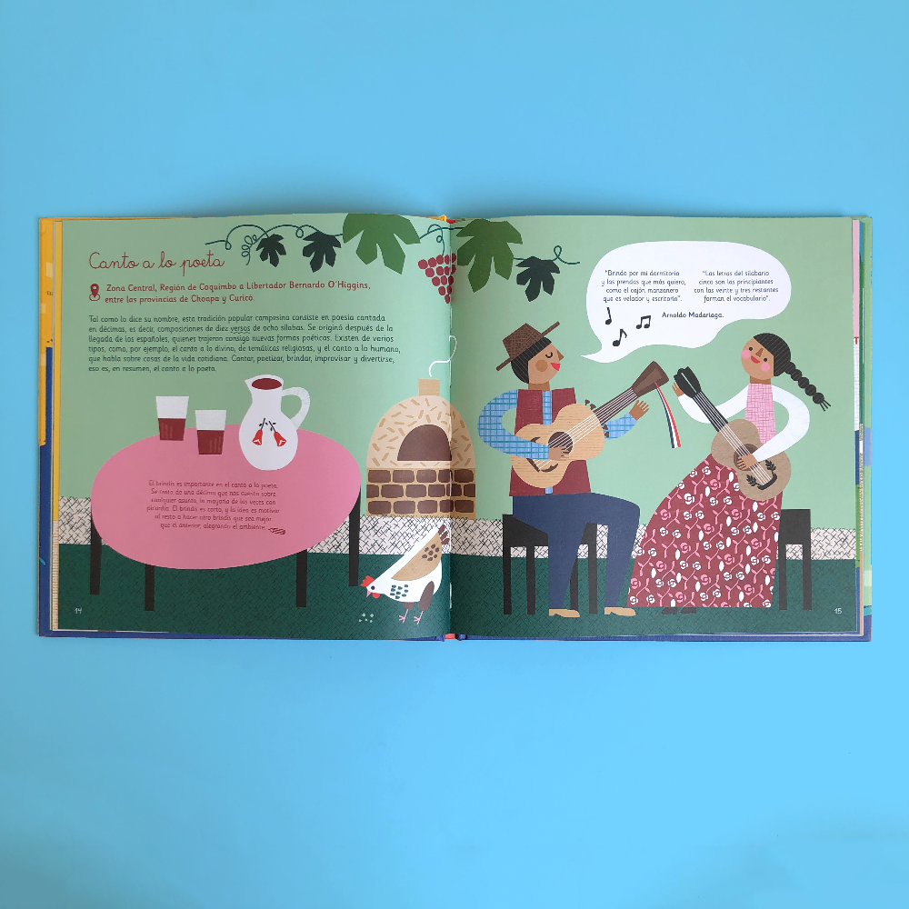 Un copihue mi corazón