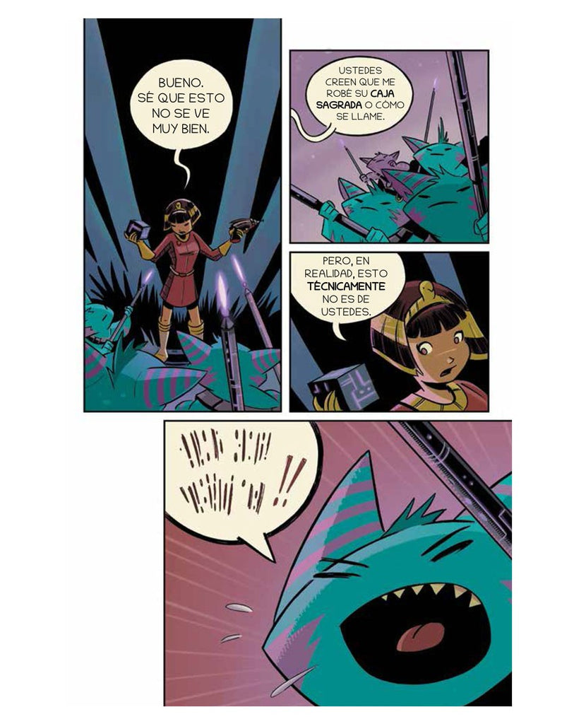  Cleopatra en el espacio. Práctica de tiro