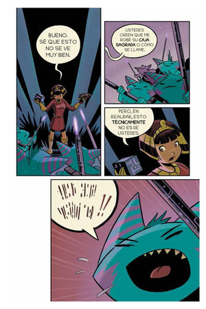  Cleopatra en el espacio. Práctica de tiro