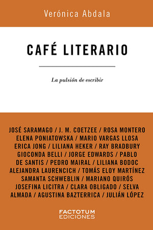Café literariol. La pulsión de escribir