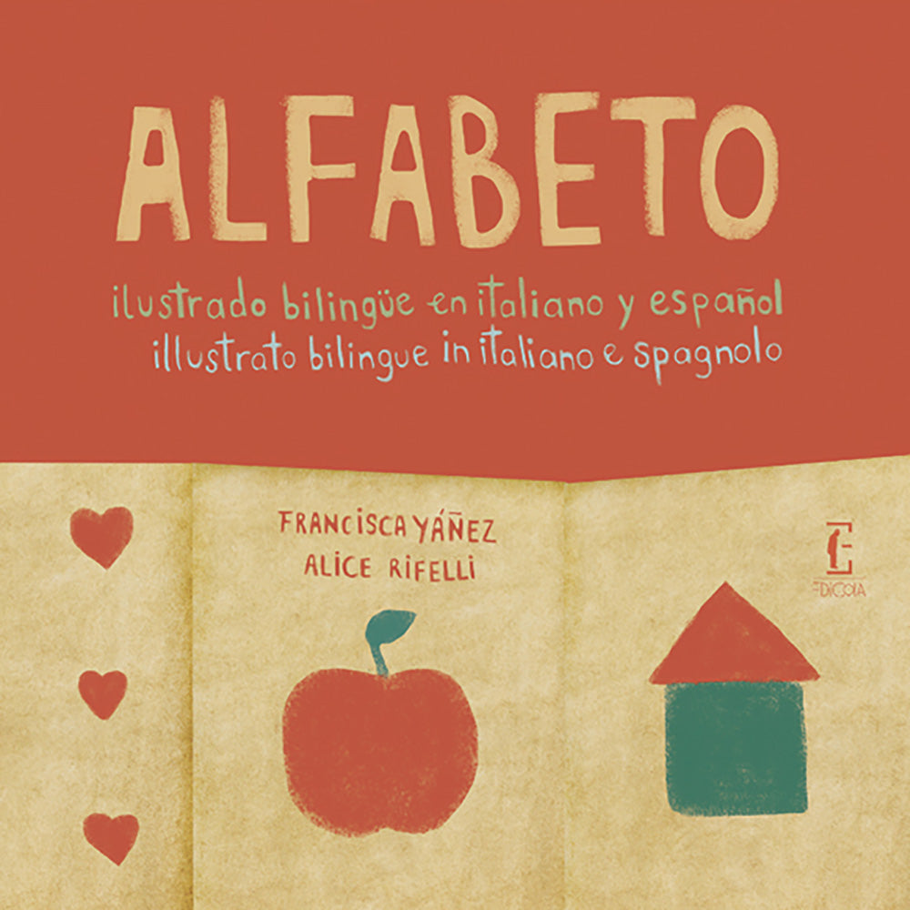 Alfabeto ilustrado bilingüe en italiano y español