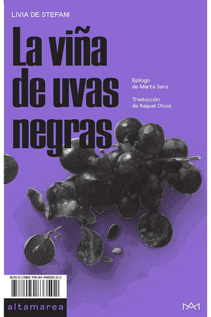 La viña de uvas negras