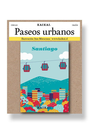 IMÁN PASEOS URBANOS - Teleférico de Santiago