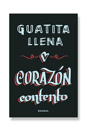 POSTAL DICHOS - Guatita llena corazón contento