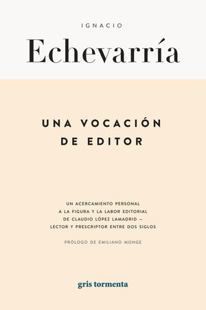 Una Vocación de editor